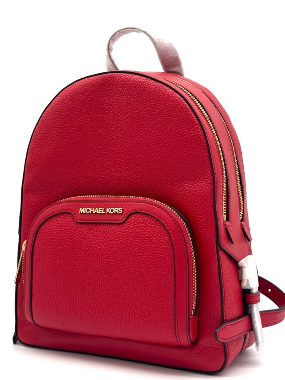 Michael Kors Jaycee Medium Signature Logo Backpack Bright Red